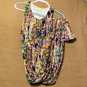 Beeson River Plus maxi dress. Poly spandex blend. Stretchy!  1X. Has pockets!!